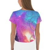 Mandala Musical Muse All-Over Print Crop Tee